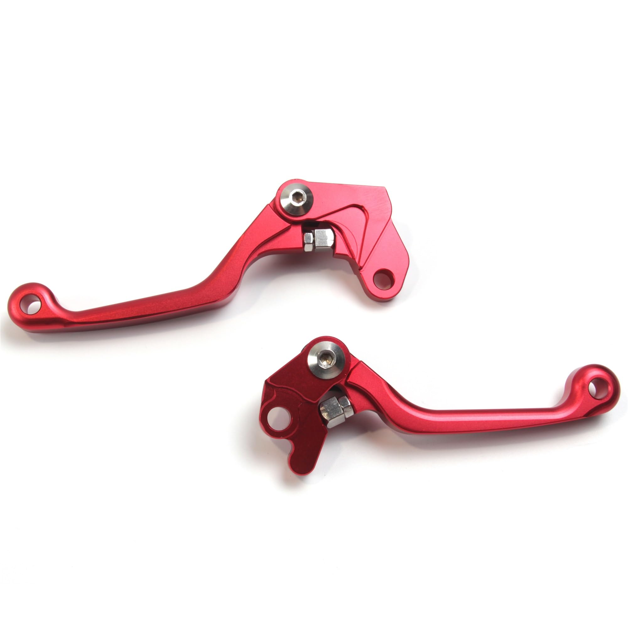 NingRuiBhd Brake Levers Clutch Lever for CRF230F Dirt Bike Motocross Accessories 1 Pair Motorbike CNC Aluminum Brake Clutch Lever(Red)