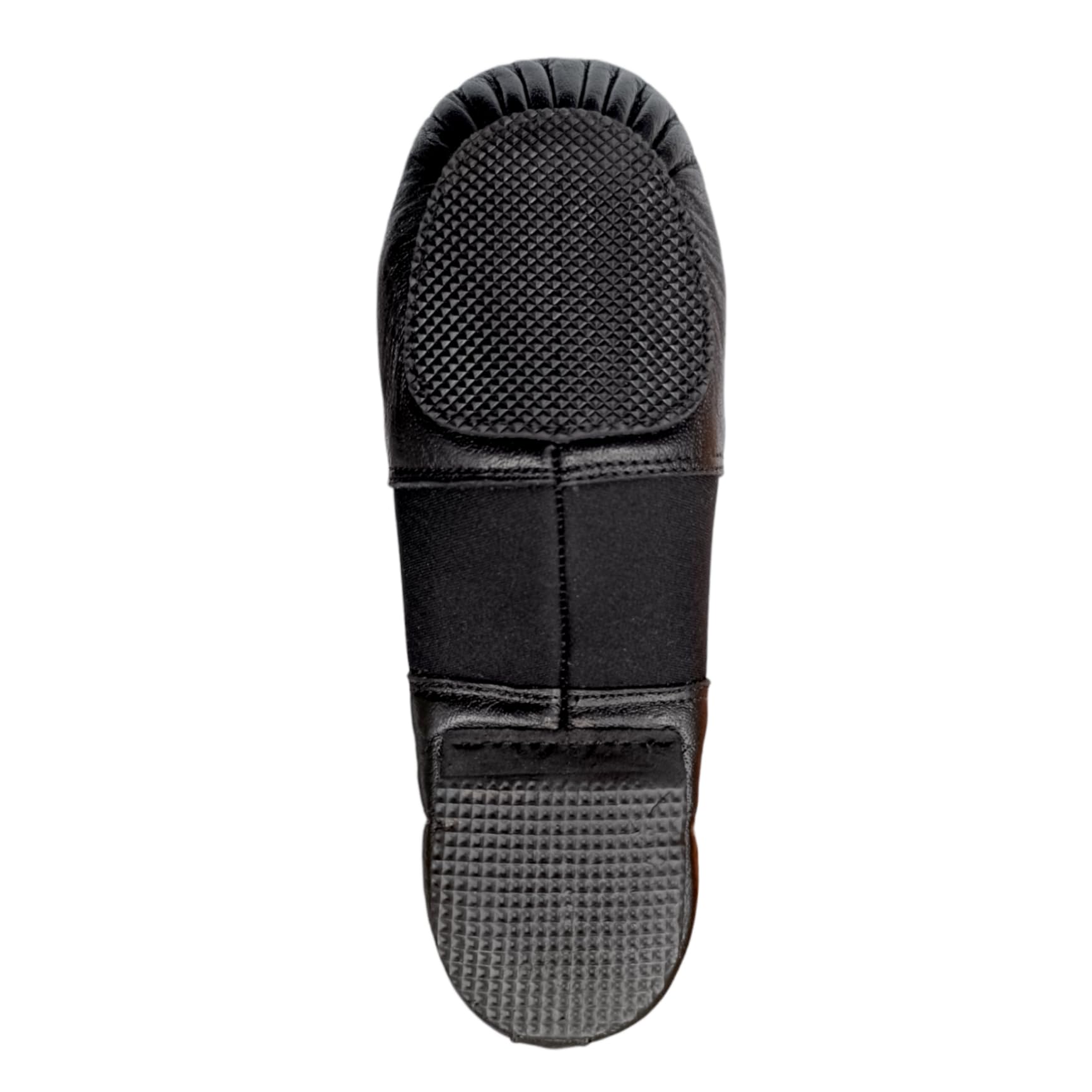 Jazz Shoes - Slip on Jazz Dance Shoes Rubber Split Sole - Soft Leather and Neoprene - Modern Stage Fish Style