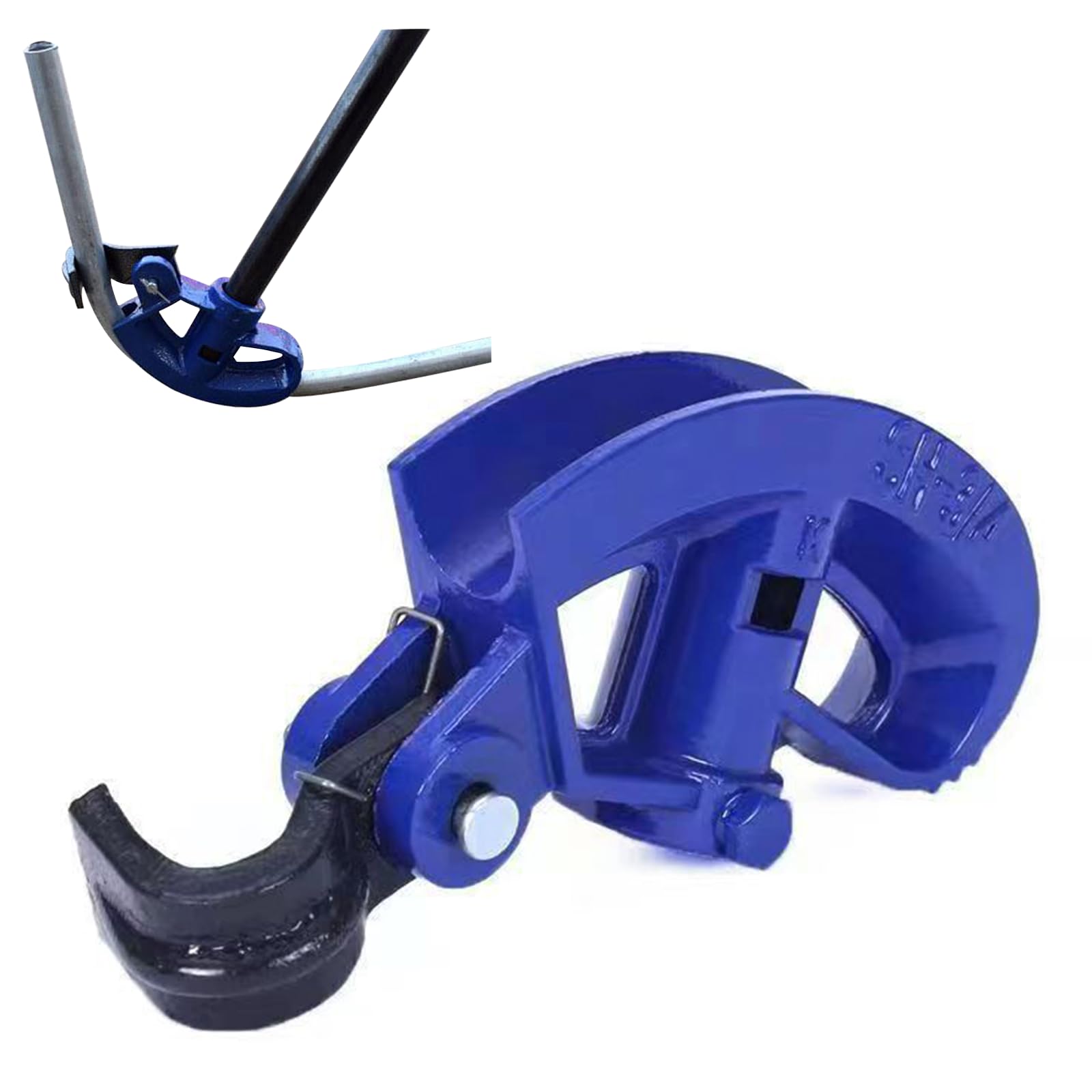 パイプベンダー、ハードウェアツール水力発電設置プロジェクト用のポータブルハンドチューブ曲げツール3/4インチ 手動 チューブベンダー 曲げ パイプ 25mm (ブルー)