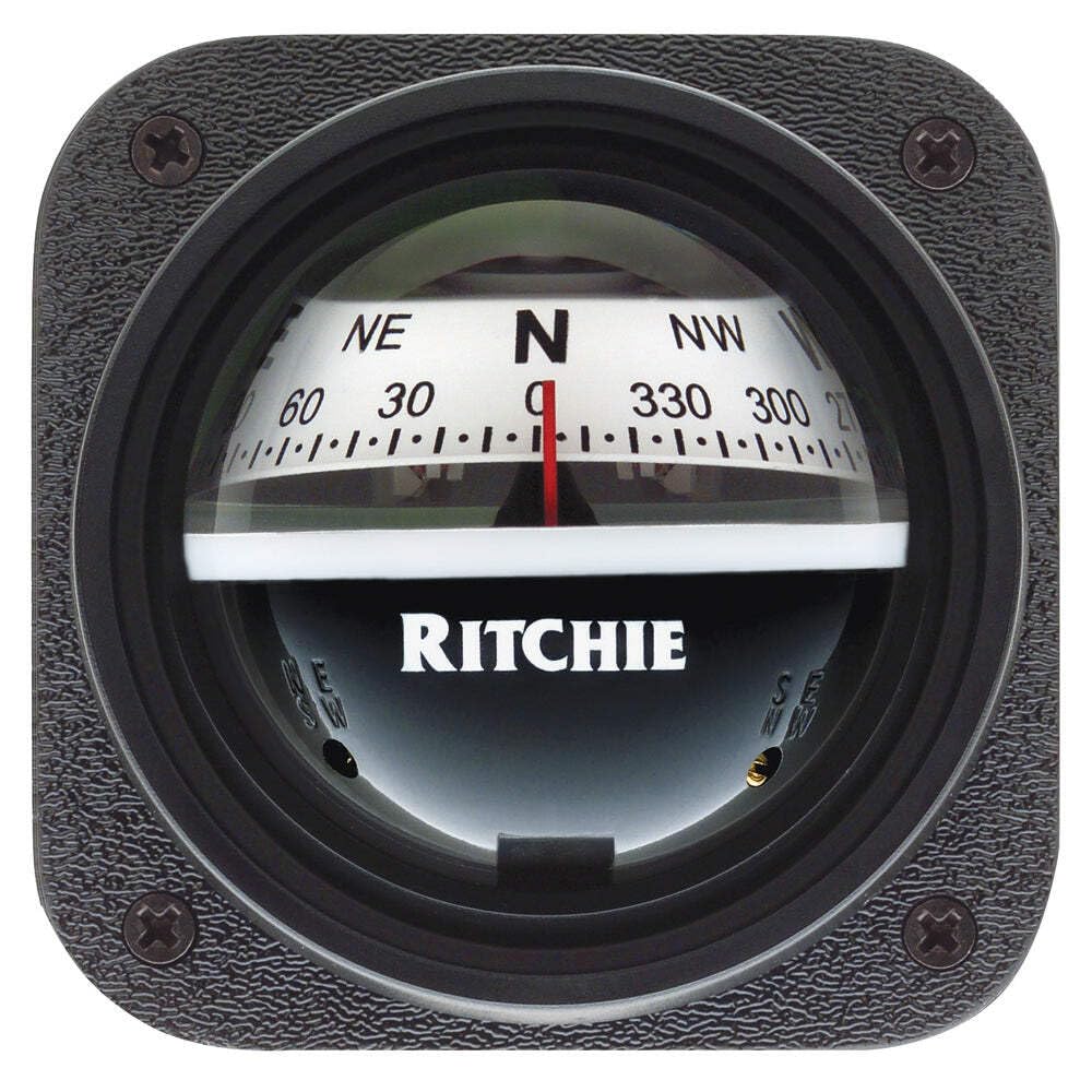 RitchieRitchie Navigation HB-741 Helmsman Bracket Mount Compass - CombiDial, Black with Black Dial