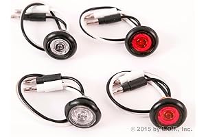 (2) 3/4 Inch 5630 LED Clearance Marker Lights Waterproof Truck Trailer