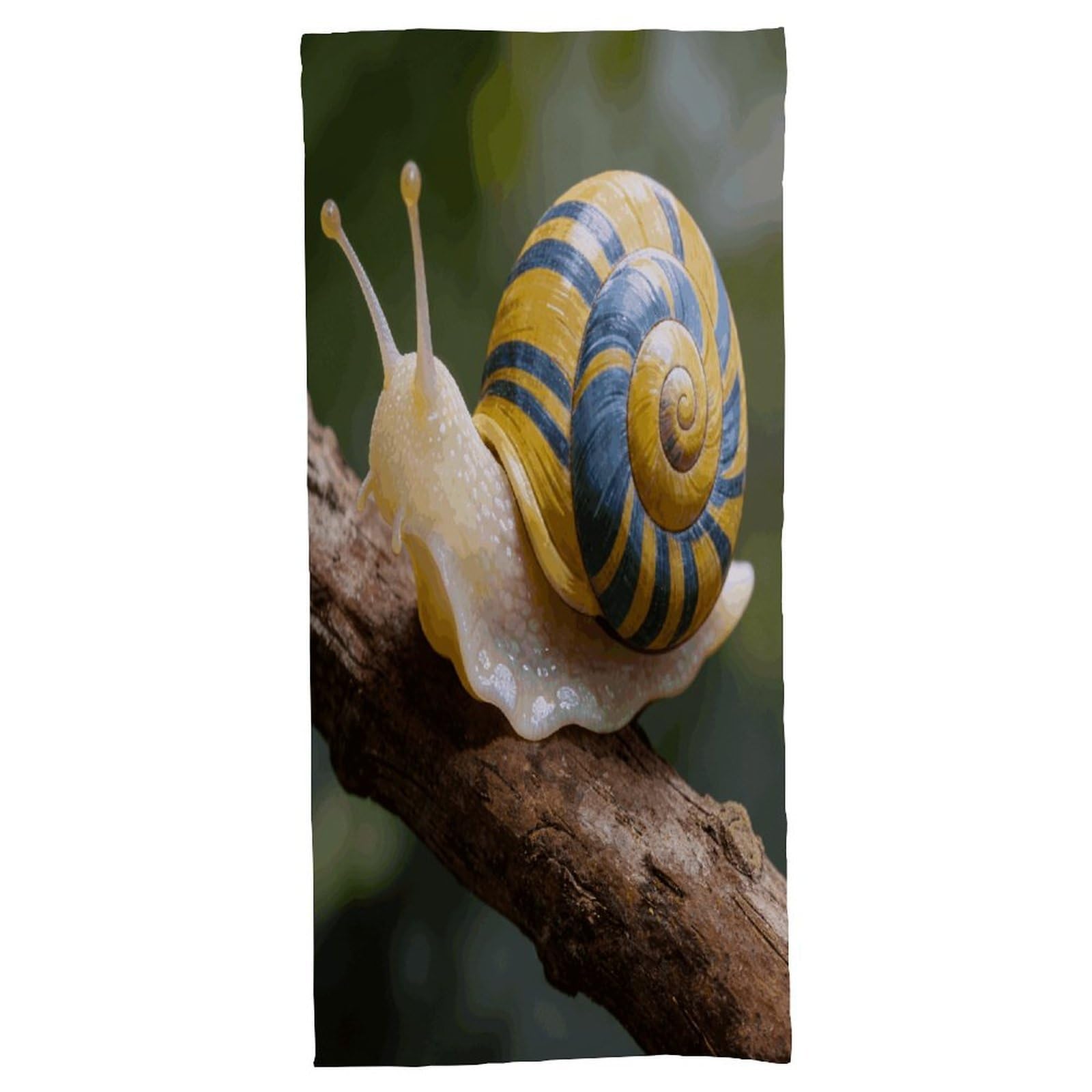 Fodpand Style Snail Bath Towel, Highly Absorbent & Quick Drying Beach Towel, Compact & Lightweight Pool Towel For Bathroom, Beach, Pool, Gym, Spa, And Hotel Use