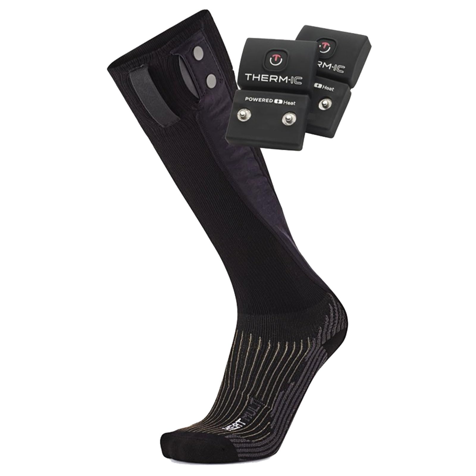 Therm-ic Powersock Set Heat Uni + S-Pack Skisocken schwarz 42-44