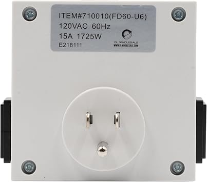 Grow1 Dual Outlet Digital Plug in Timer, 7 Day Timer, Compatible with 110V, 115V & 120V Plugs, 3-Prong, Timed Outlet Plug is Great for Lamp Timers Programmable Indoor, Perfect Digital Outlet Timer