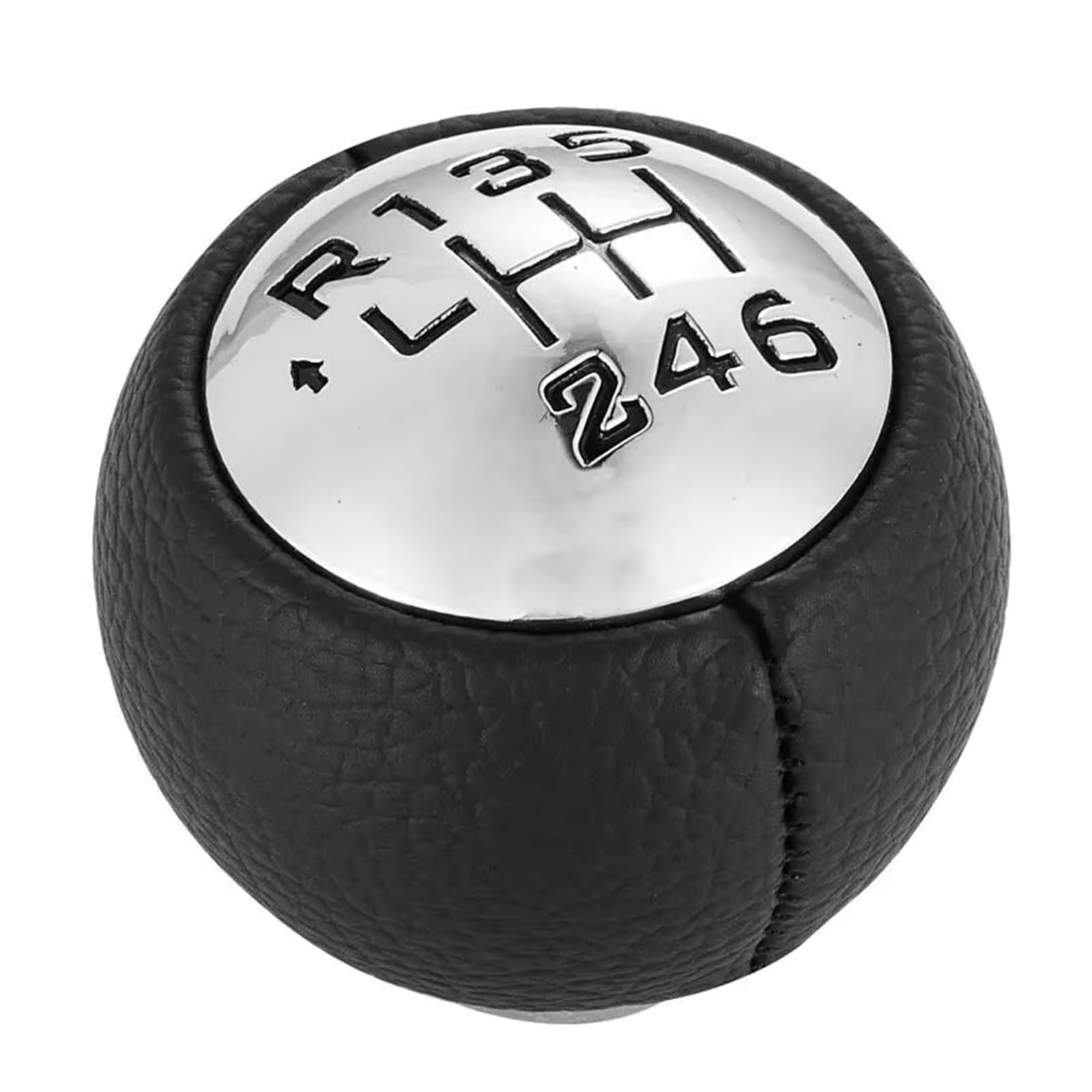 GHQFROP Transmission Gear Shift Knob for Peugeot 307 308 3008 407 5008 807 Manual 6-Speed Transmission Gear Stick Knob Head Lever Adapter Car Gear Stick Knob(6 Speed)