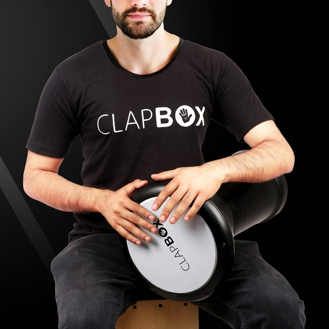 Clapbox Darbuka- Aluminium (9 Inches, Black) Full Size — Amazon image 7