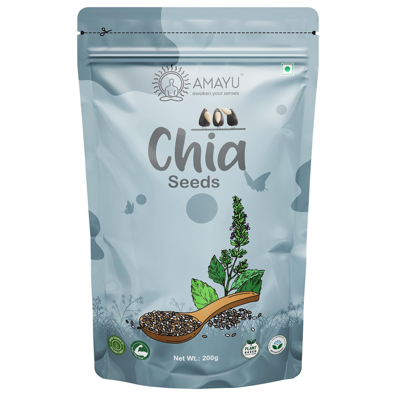 See full amazon price history chart for AMAYU Raw Chia Seeds Fresh 200g for Weight Loss with Omega 3 | Rich Calcium, Zinc & Fiber | Pack of 1 AMAYU Raw Chia Seeds Fresh 200g for Weight Loss with Omega 3 | Rich Calcium, Zinc & Fiber | Pack of 1 (B0C7QYDDYC) Amazon Price History, Amazon Price Tracker