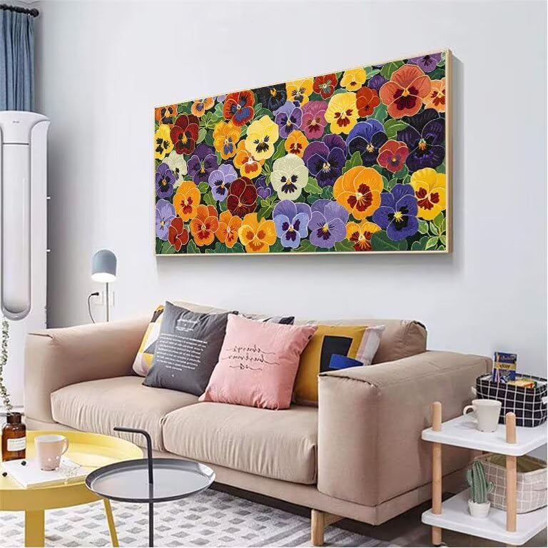 Kit Diamond Painting Fleurs | Cadeau Anniversaire et Loisirs Créatifs