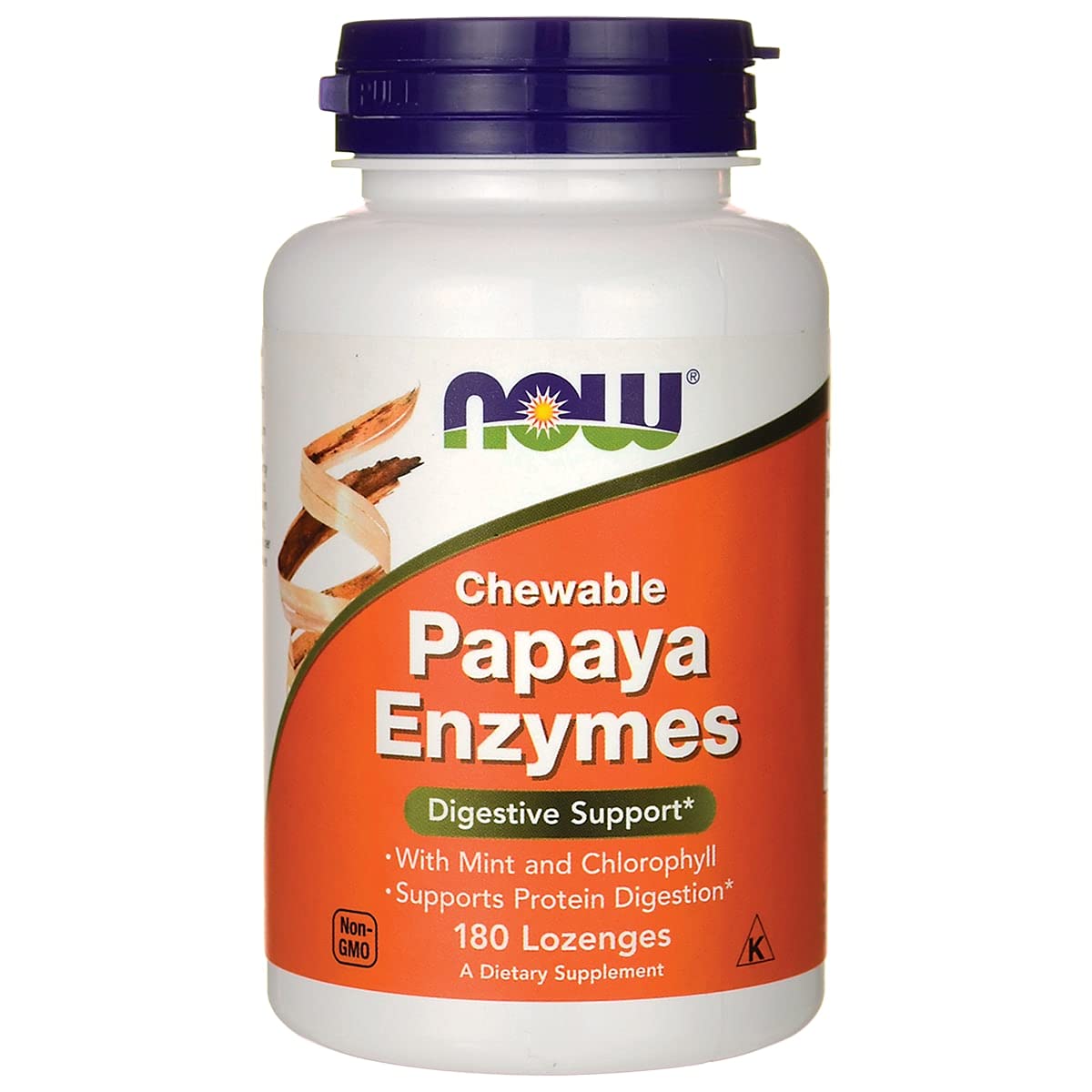 Foods - Chewable Papaya Enzymes, 180 Lozenges