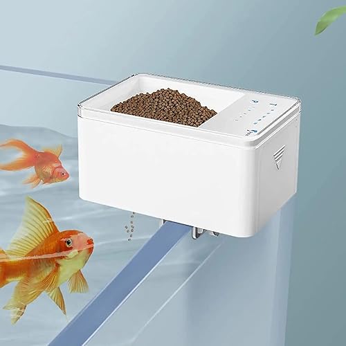 Mini alimentador automático de peces para pecera y acuario, dispensador automático de alimentador automático de peces, temporizador inteligente a