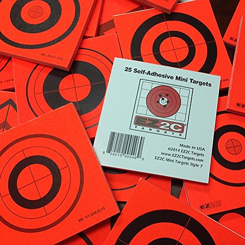 Ez2C Mini Targets Self-Adhesive 3.5" X 3.5" Style 7 (25 Pack) #TOP2