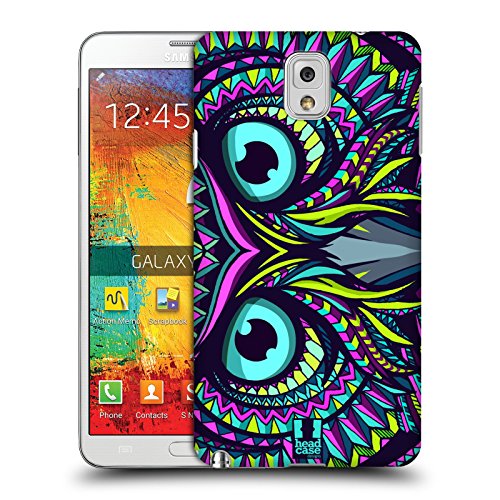 Head Case Designs Owl Aztec Animal Faces Hard Back Case for Samsung Galaxy Note 3