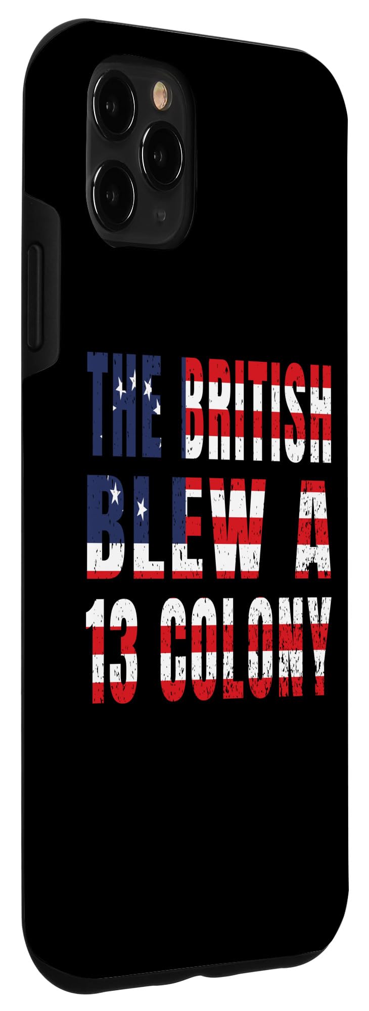 iPhone 11 Pro Max British Blew 13 Colonies Independence Day Patriot Up Flag Case - Image 3