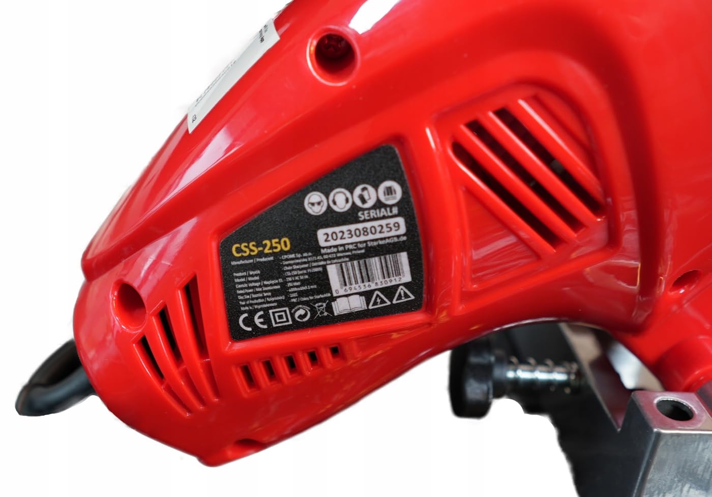 AFFÛTEUR DE CHAÎNE StarkeAGB CSS-250 8400 tr/min, 250 W avec 3 disques