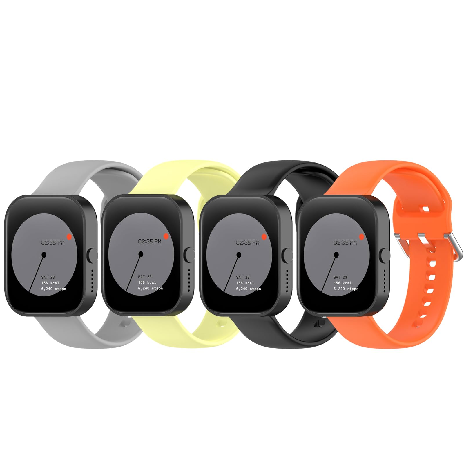 Bands Intended for CMF Watch Pro Replacement Wristbands Accessory Colourful Silicone Bracelet 22MM Quick Release Strap Arm Bands for CMF Watch Pro(D395) Smartwatch, Soft and Durable (4ColorsA)