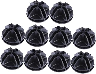 30Pcs ABS Plastic Connectors for Wire Grid Cube Organizer Black