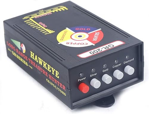 Miniatura 7 de DYRABREST Detector de metales profesional de largo alcance para oro, plata, gemas, diamantes, detector subterráneo de 328.1 ft con pantalla digital