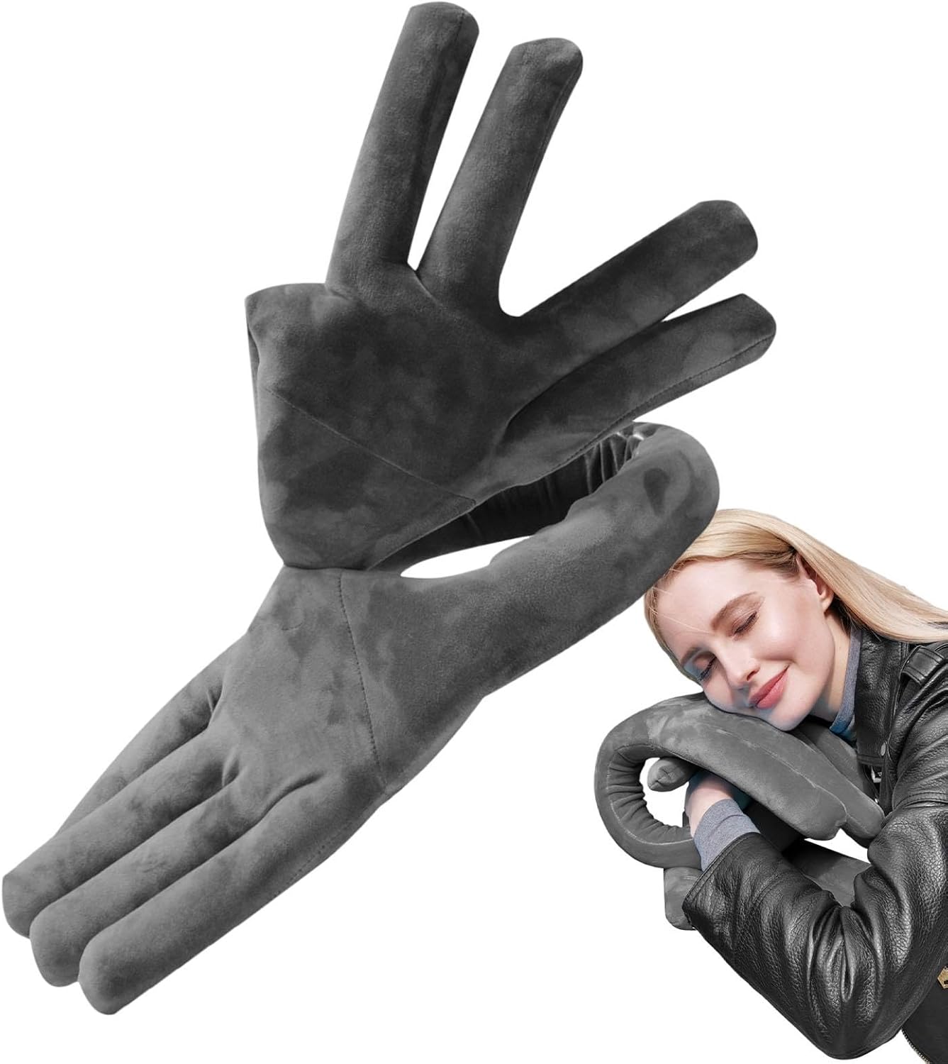 Oreillers de voyage pour avions | Oreiller cervical en mousse ergonomique pour la sieste, les vols, la voiture et la maison, fournit un soutien à la tête, au cou et au menton