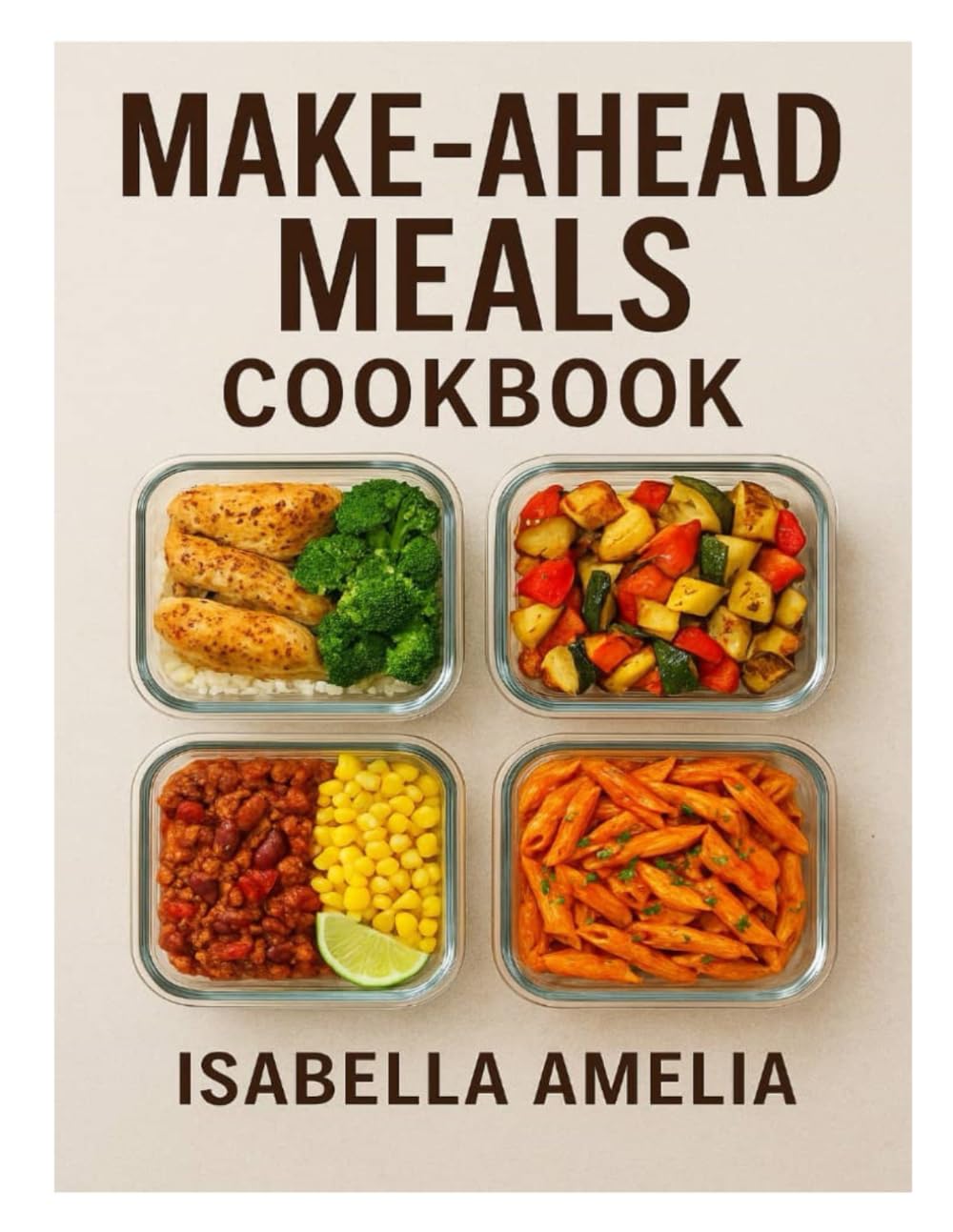 MAKE- AHEAD MEALS COOKBOOK: Quick and Easy Recipes to Prep, Freeze and For Breakfast, Lunch, and Dinner Enjoy Anytime
