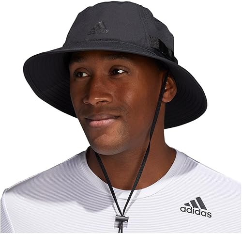 Miniatura 4 de adidas Men's Victory Bucket Hat outdoors and sideline wide brim style for sun protection