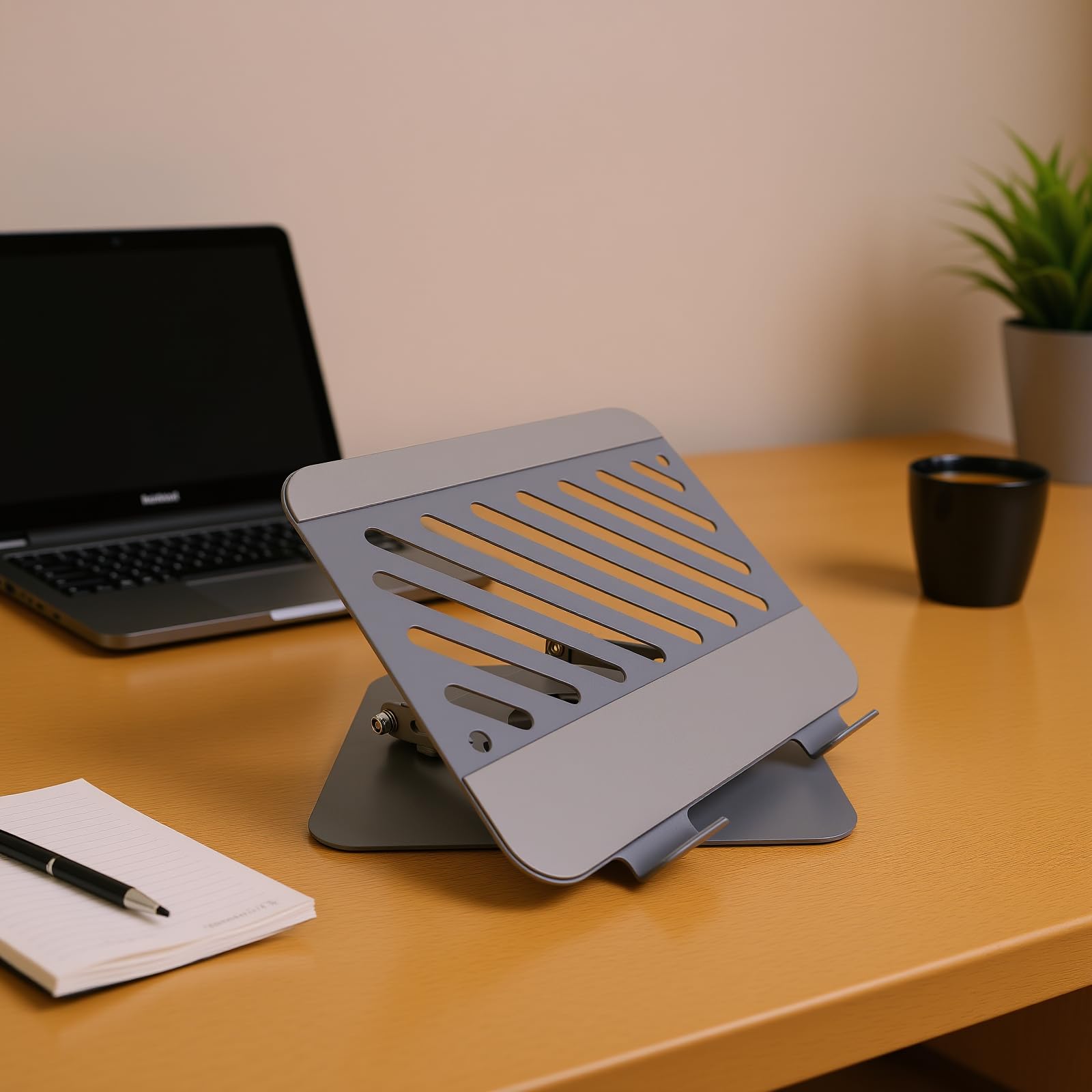 Sxhlseller Soporte Giratorio para Portátil de 360°, Ajustable, Ergonómico, de Aleación de Aluminio, Soporte Elevador para Portátil de 17 Pulgadas, Pro, XPS,