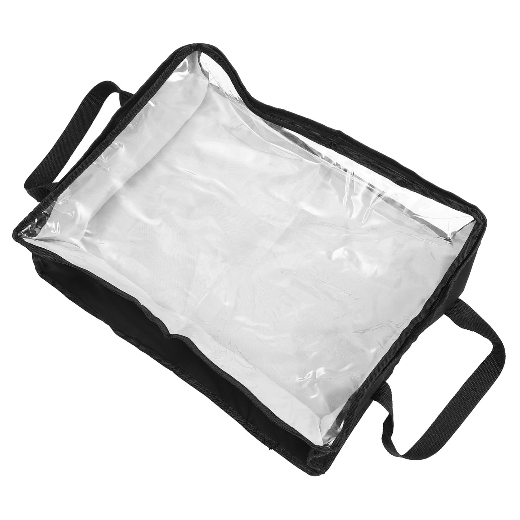 MUSISALY Hat Storage Bag Baseball Cap Storage Travel Hat Case Zippered Organizer Bag Black Protective Design