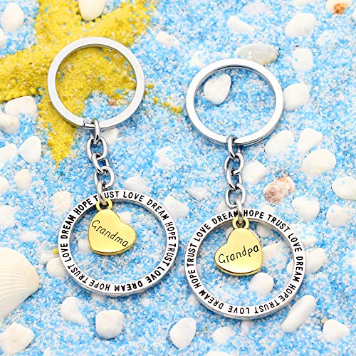 Coppia di portachiavi con ciondolo a forma di