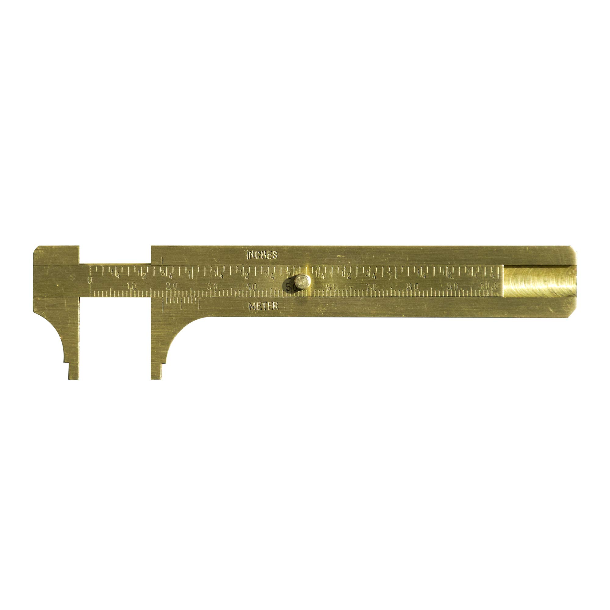 Labzio - Mini solid brass sliding pocket Vernier calliper, double scale to measure gems and jewels, etc (B083R1ZK6K) Amazon Price History, Amazon Price Tracker