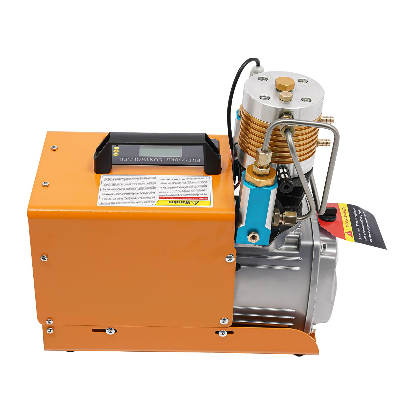 Compresor PCP, compresor de aire de alta presión de 30 MPa, 1800 W, 2800 rpm, bomba de compresor de aire, volumen de inflado 26,42 gal/min, compresor de inmersión para inflar neumáticos, pistola de