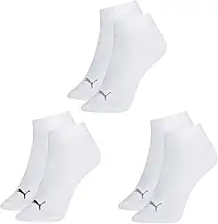 Kit 3 Pares de Meia Puma Sapatilha Cano Curto Everyday Esporte Masculina Adulto