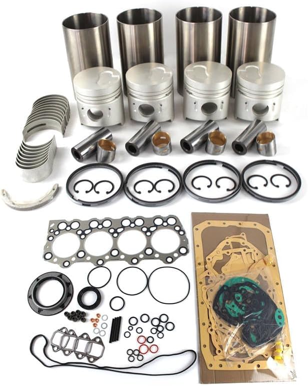 4DQ5 Overhaul Rebuild Kit Compatible with Mitsubishi 4DQ5 Engine FD10 Excavator