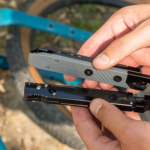 Miniatura 7 de Wolf Tooth Palanca de neumático de 8 bits + removedor de abolladuras de llanta multiherramienta