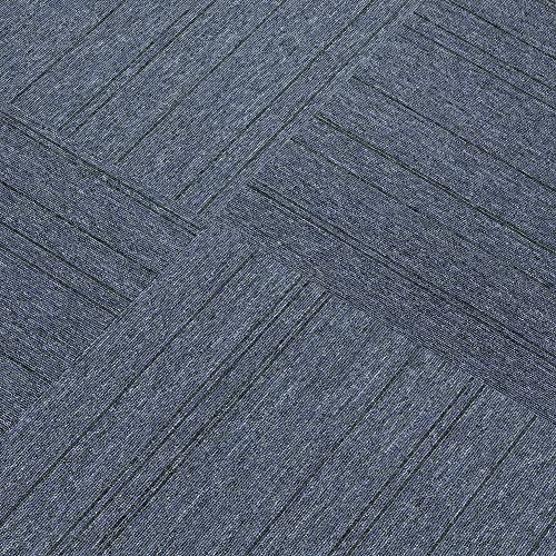 Image of Mohawk Basics 24 inch x 24 inch Berber (Loop pile), 0.07 inch Pile Height, Carpet Tile, PET Fiber, Ocean Tide Color, (24 Tiles), (96 sqft /carton)