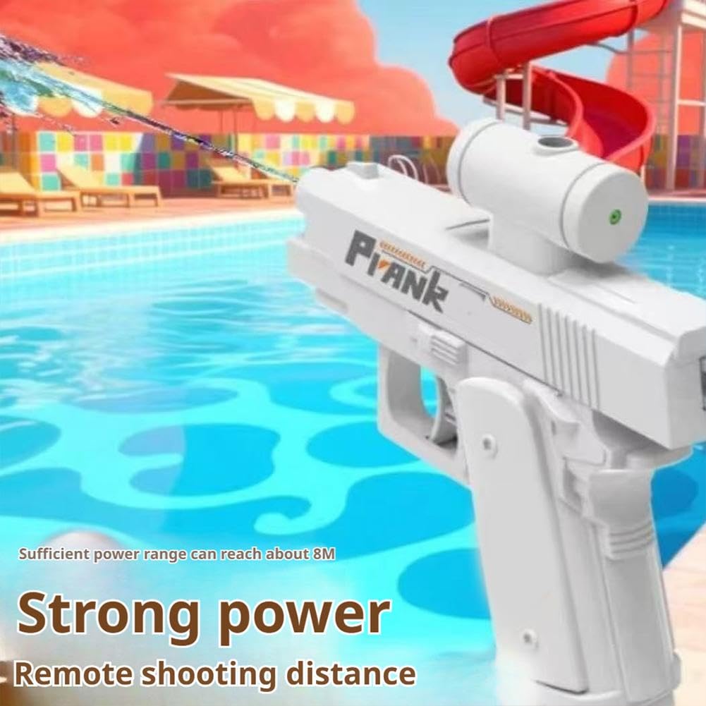 Reverse Prank Water Gun - Two-Way Spray Squirt Gun For Surprise Water Fights, Pool Parties & Summer Fun (Blue)