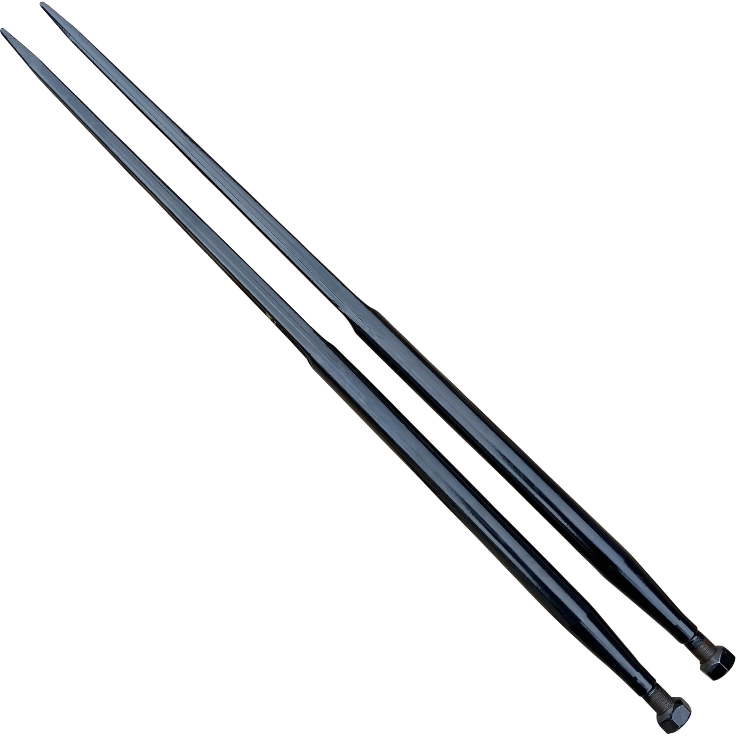 Set 2x Frontladerzinken 1100mm Ballenzinken Zinken für Frontlader 110cm M22X1,5