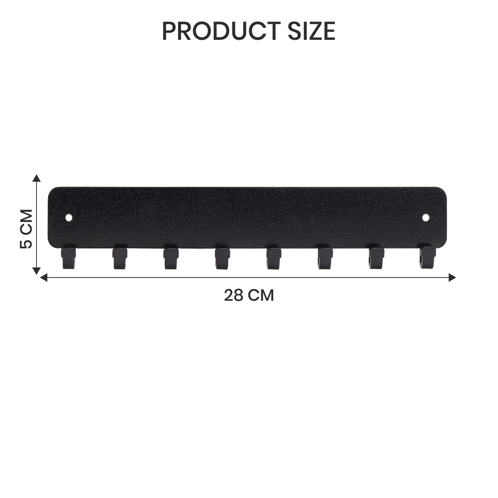 Metal Key Holder - Stylish Wall Mount -3
