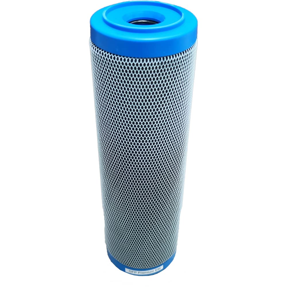 Cartucho de filtro de agua EM GFP Premium, con cerámica EM, mejor sabor al agua, compatible con carcasas de filtro Carbonit Sanuno & Vario HP | AquaAvanti | WatPass | Alvito | y muchos otros