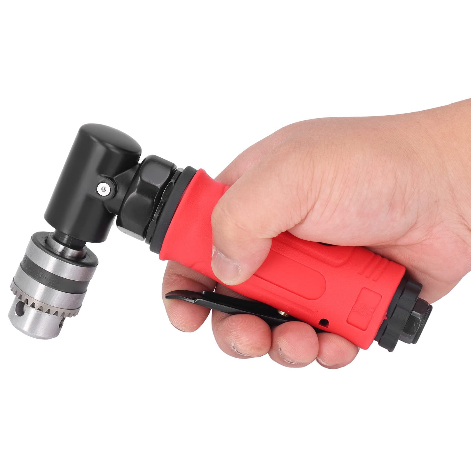 AMONIDA Mini Taladro de Aire de 1/4 Pulgadas, Taladro Neumático Compacto para Uso Industrial, Molienda de Alta Velocidad, Material de Aleación de Zinc