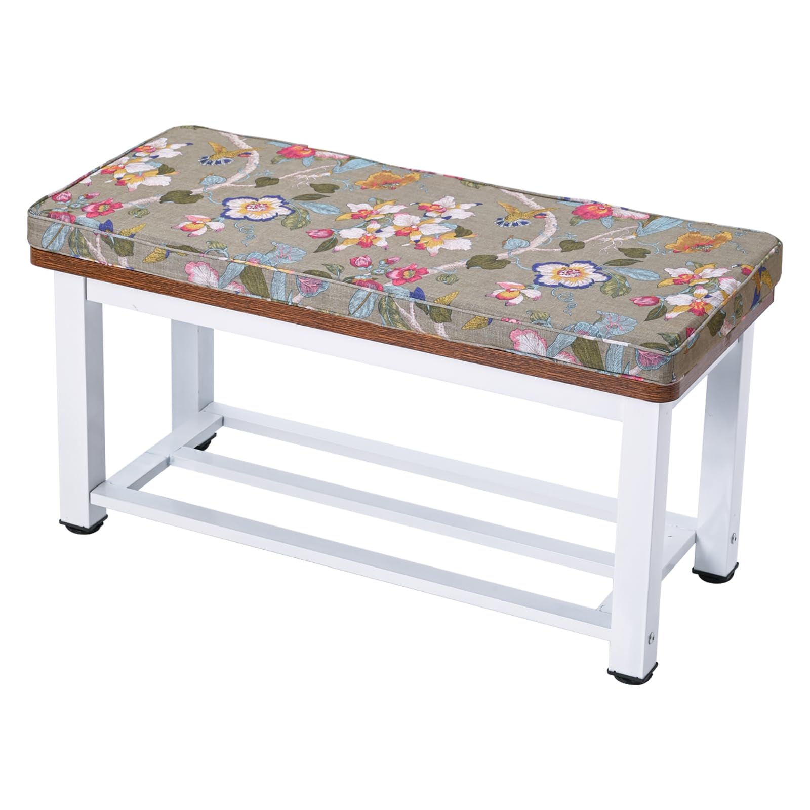 Custom Bench Cushion Sofa Wooden Chair Thickened Mattres Size Sofa/Chair Seat Pad Decorative for Garden Benchs/Bay Window Pads/Swings Garden Lounge Bay Swing Decor 70D High Density Sponge (R)-image-7