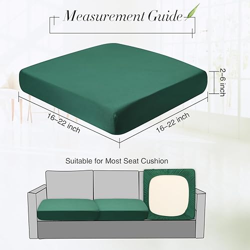 Miniatura 8 de Newwiee Juego de 12 fundas de cojín de repuesto para patio, exteriores, impermeables, elásticas, lavables, individuales, protectores de muebles para