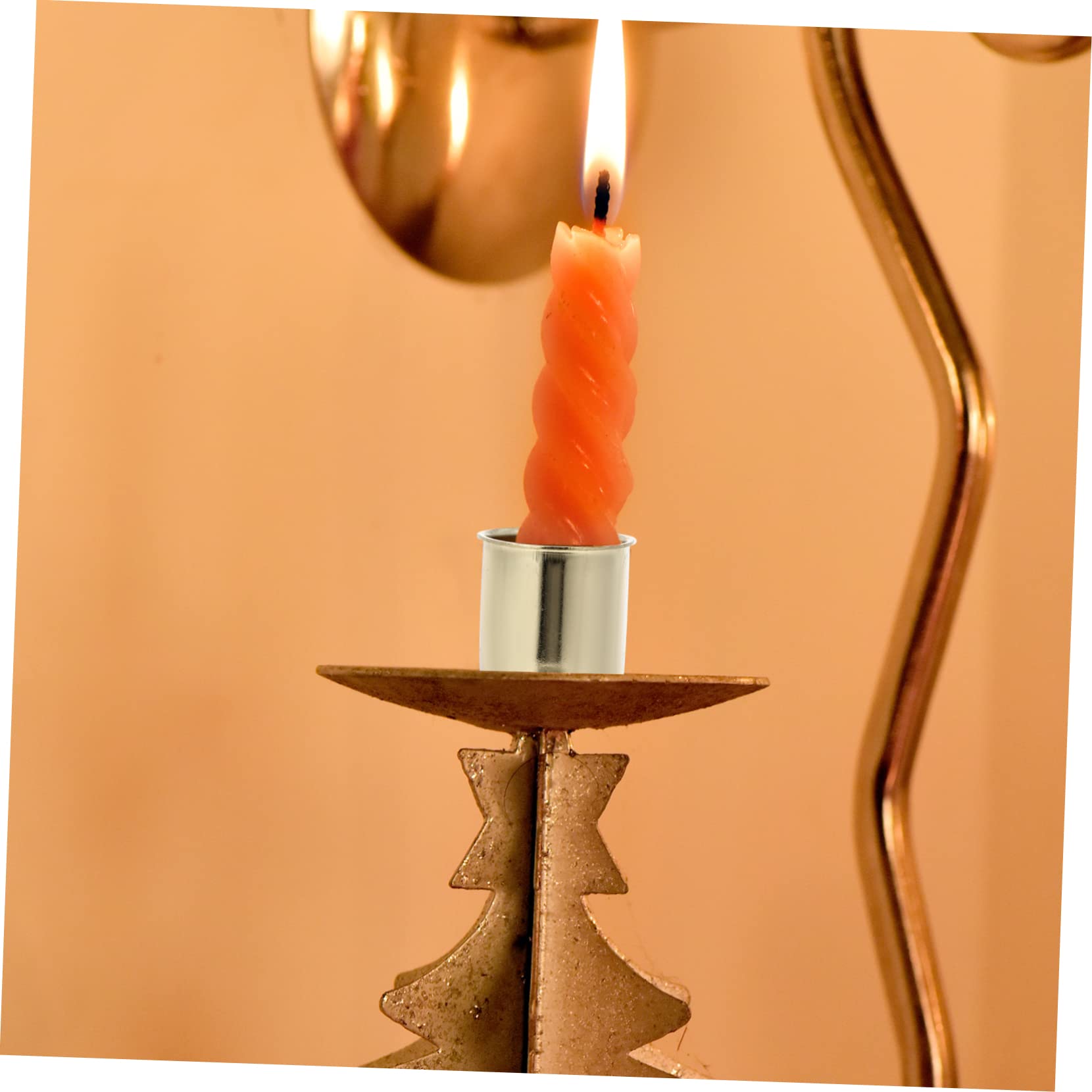 Ciieeo 3 Juegos De Candelabros Decoración Navideña Candelabros De Interior Decorativos Soporte De Hierro De Copa Decoración De Mesa 10 Piezas X 3