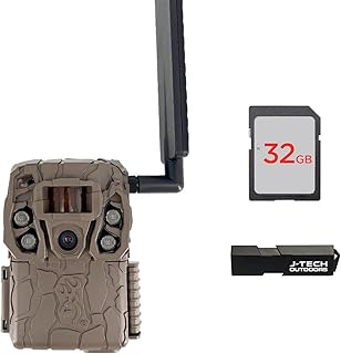 Browning Defender Wireless Vision Pro HD Livestream Cellular Trail Game Camera Bundle Includes 32GB Memory Card and J-TECH Card Reader (46MP) | BTCVPHDL