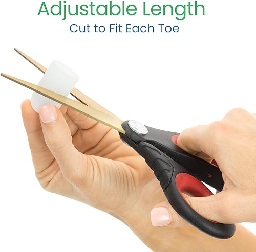 Miniatura 7 de ViveSole Protectores de dedos de gel suave para hombres y mujeres, (10 unidades) para aliviar el dolor de pies, fundas acolchadas flexibles para