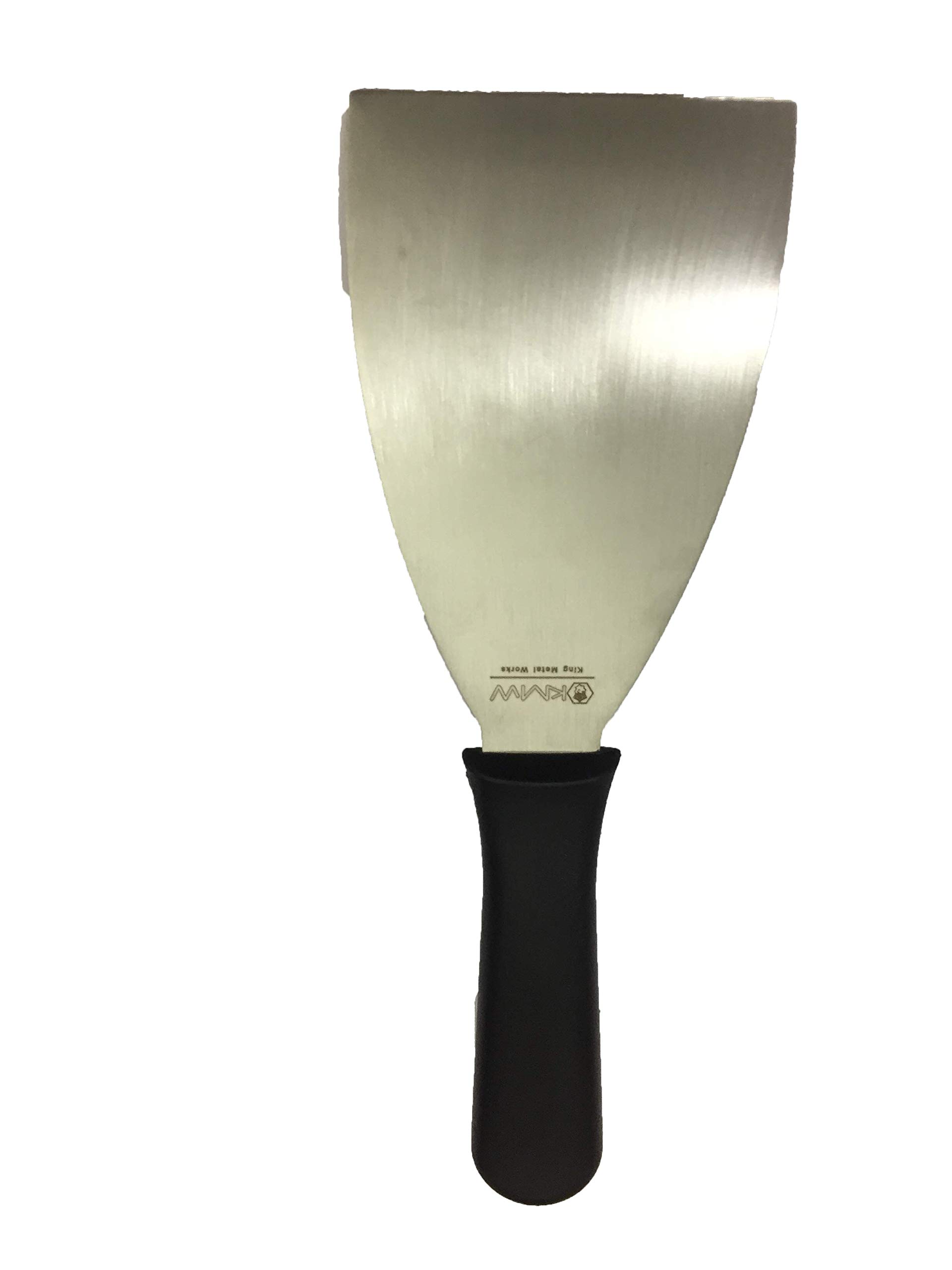 KMW Professional-Grade Scrapper W/Black Pls.Handle -3" (2 pcs Set), Steel, Small | for Buffets, Catering & Events | Efficient Build 4