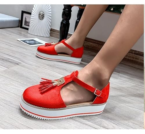 HOUXIANDOU Sandali con Plateau da Donna con