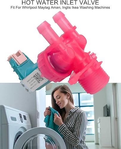 Miniatura 2 de Válvula de entrada de agua para lavadora reemplaza W11316255 W11036928 W11036934 33490439 AP6835736 apto para lavadora Whirlpool Maytag Amana