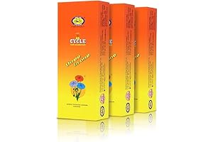 Pure Agarbatti Three in One Incense Sticks: Refresh Your Senses with Divine Fragrances