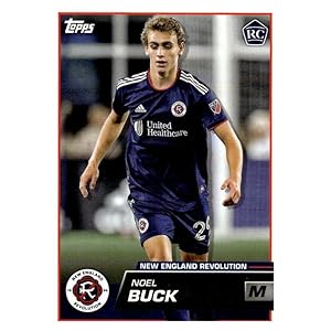 2023 TOPPS MAJOR LEAGUE SOCCER #62 NOEL BUCK RC NEW ENGLAND REVOLUTION SOCCER OFFICIAL TRADING CARD OF SOCCER