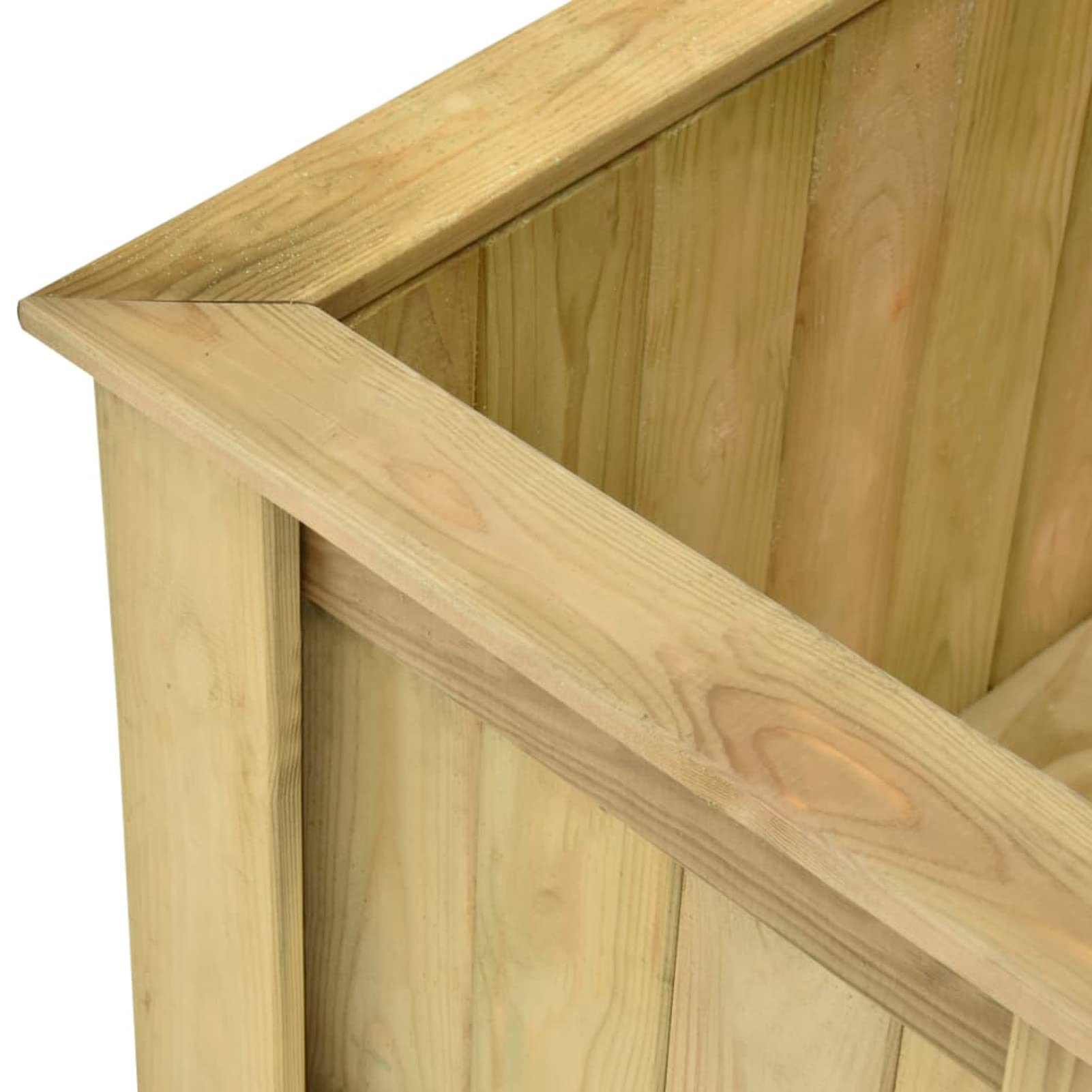 Arriate, Mesa De Cultivo, Huerto Domestico, Cultivo De Plantas Aromaticas, Arriate De Jardín, de Madera de Pino impregnada 196x50x100 cm