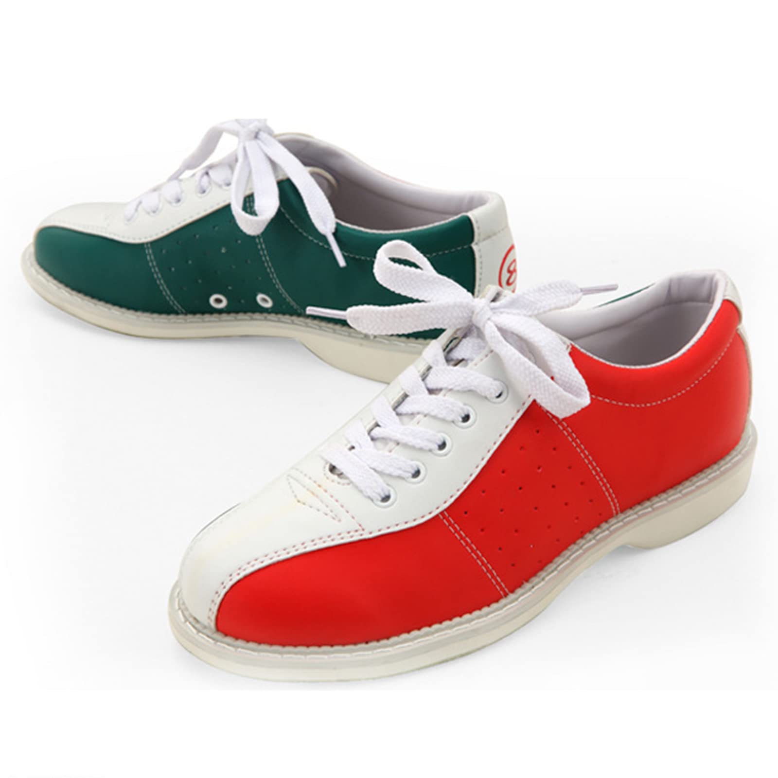 Zapatos de Bolos para Hombre Cuero Ligero Antideslizante